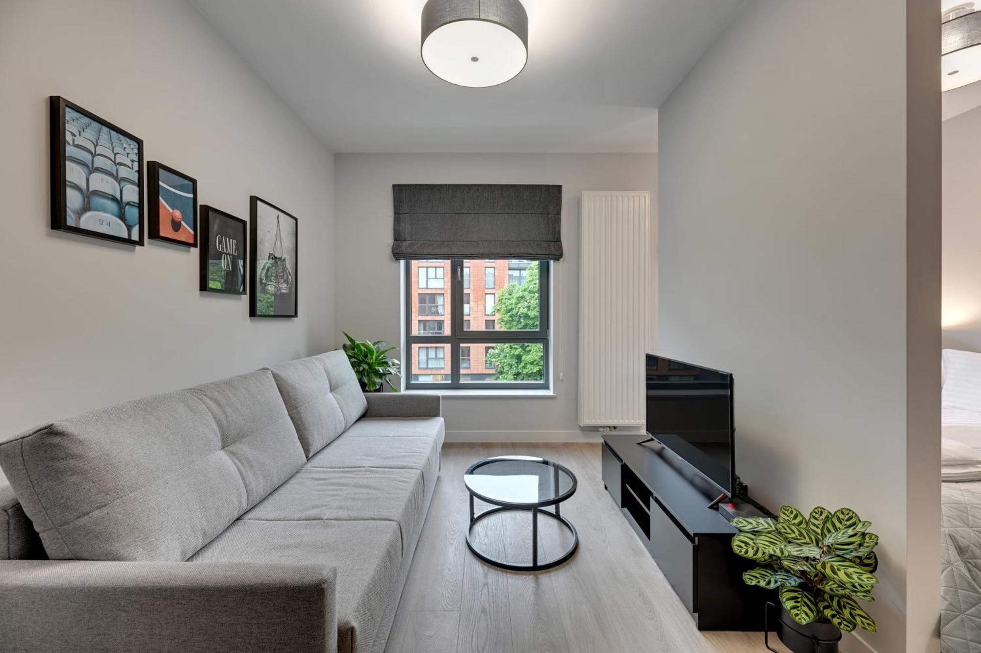 Scala City Center Apartments & Studios By Lion Apartments กดัญสก์ ภายนอก รูปภาพ